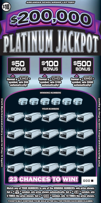 $200,000 Platinum Jackpot