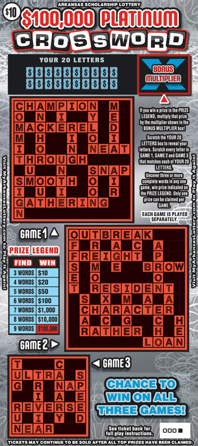 $100,000 Platinum Crossword