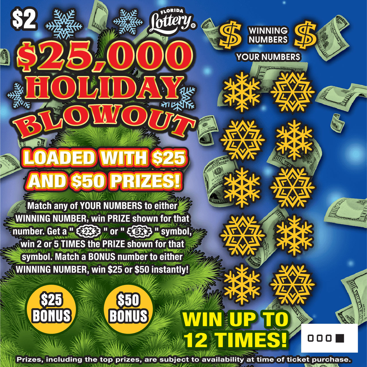 $25,000 Holiday Blowout