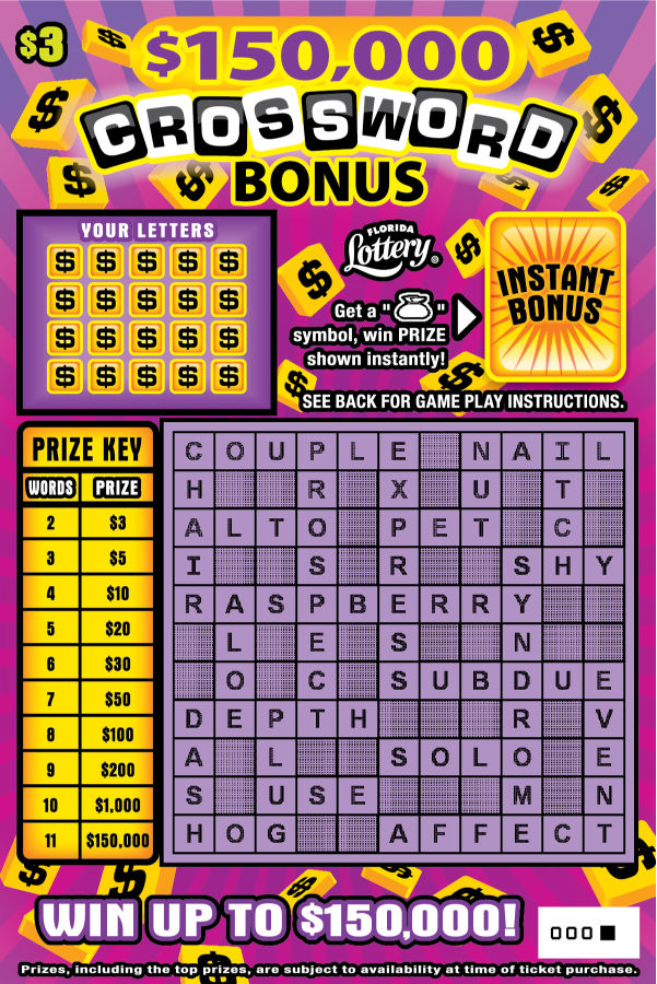 $150,000 CROSSWORD BONUS