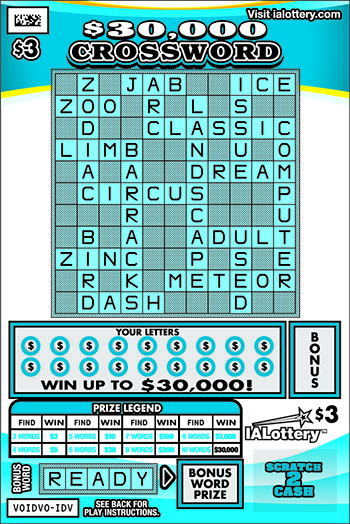 $30,000 Crossword