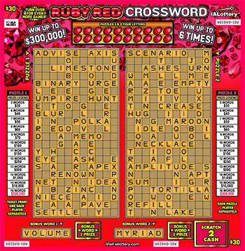 Ruby Red Crossword