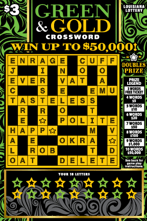 Green And Gold Crossword
