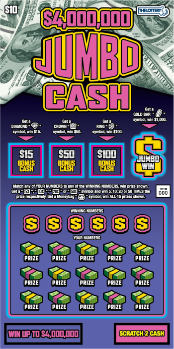 $4,000,000 JUMBO CASH
