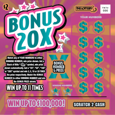 BONUS 20X