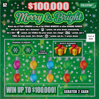 $100,000 MERRY & BRIGHT