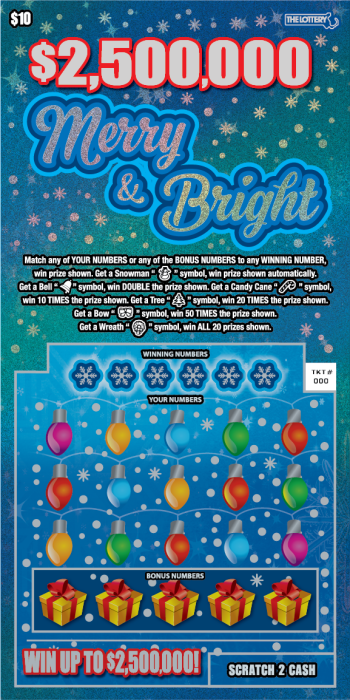 $2,500,000 MERRY & BRIGHT