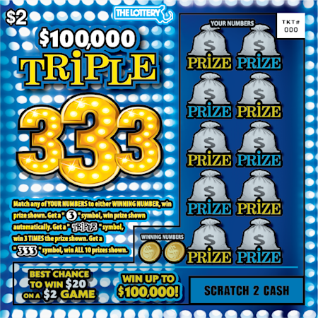$100,000 TRIPLE 333