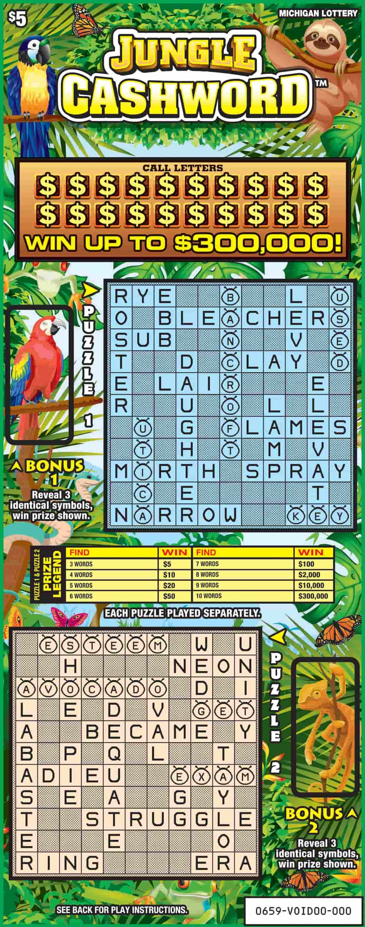 Jungle Cashword