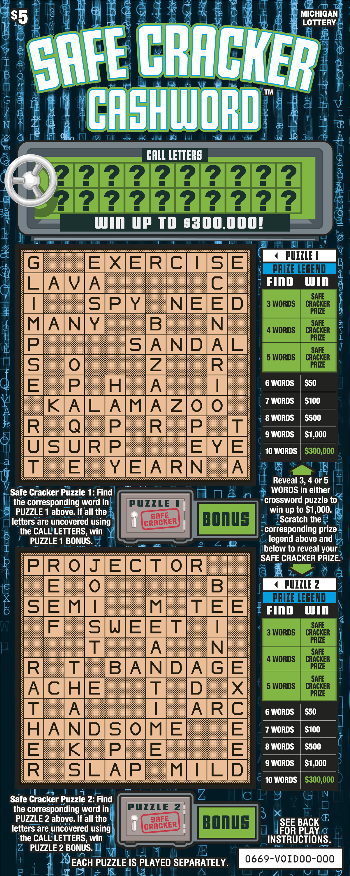 Safe Cracker Cashword
