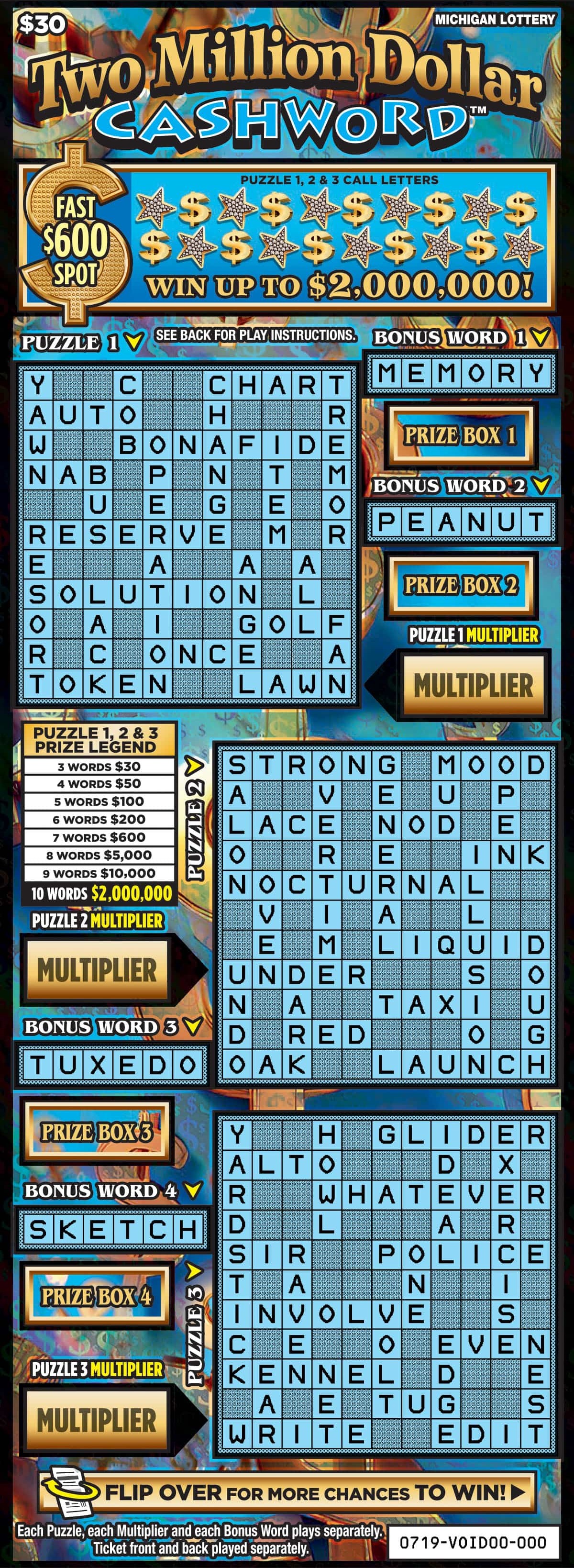 Two Million Dollar Cashword