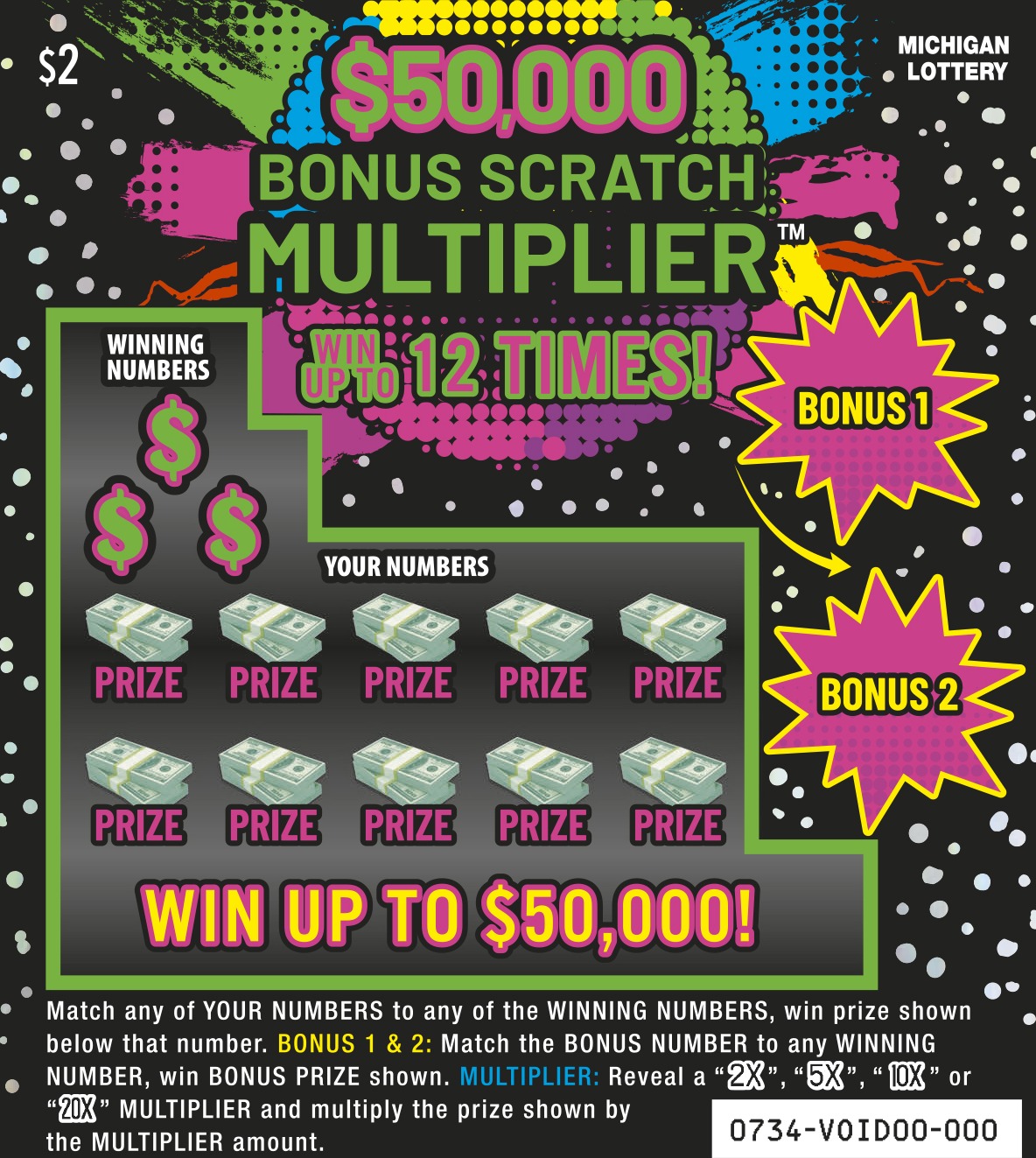 $50,000 Bonus Scratch Multiplier