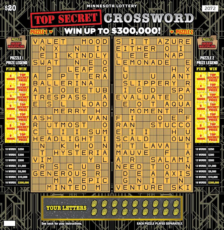 Top Secret Crossword