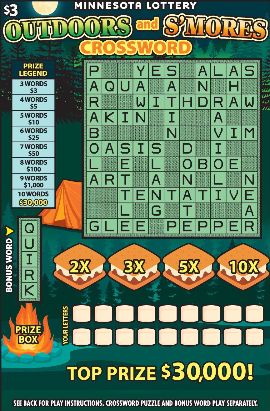 Outdoors and S'mores Crossword