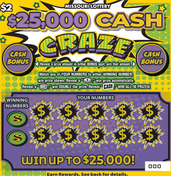 $25,000 CASH CRAZE