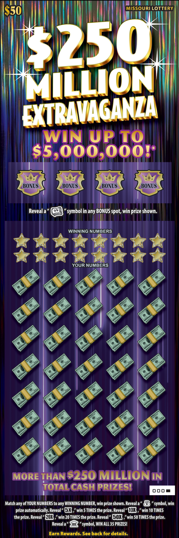 $250 MILLION EXTRAVAGANZA