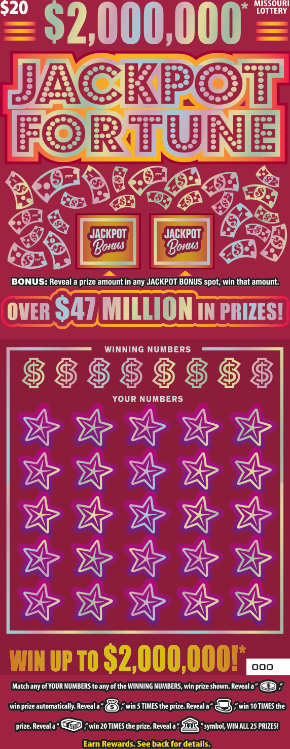 $2,000,000* JACKPOT FORTUNE
