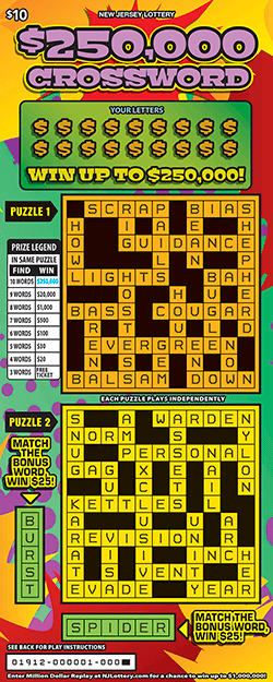 $250,000 Crossword