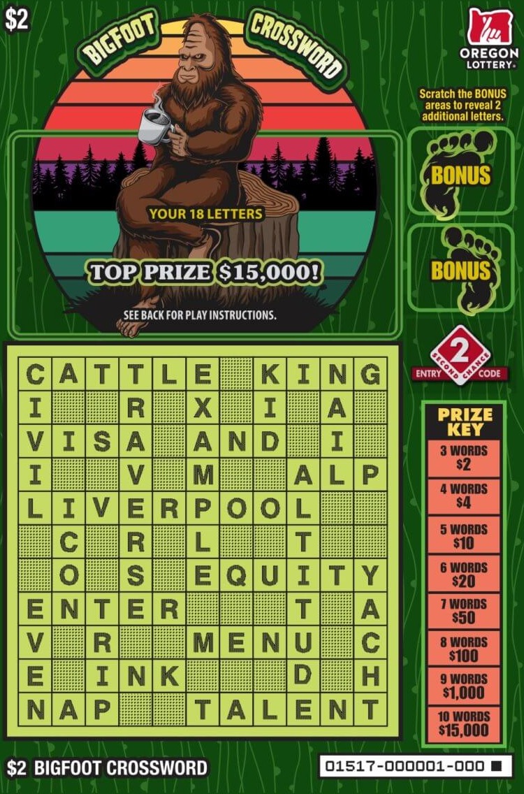 Bigfoot Crossword