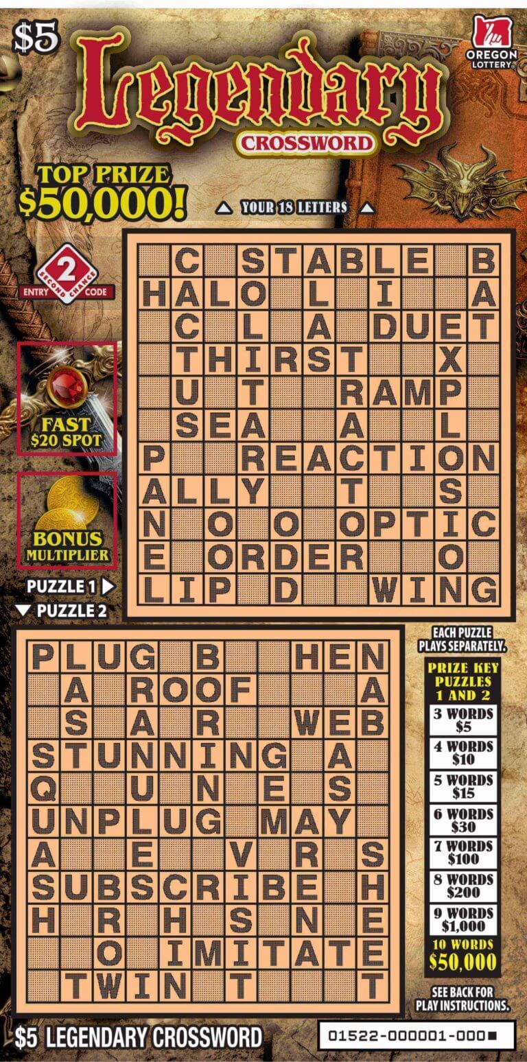 Legendary Crossword