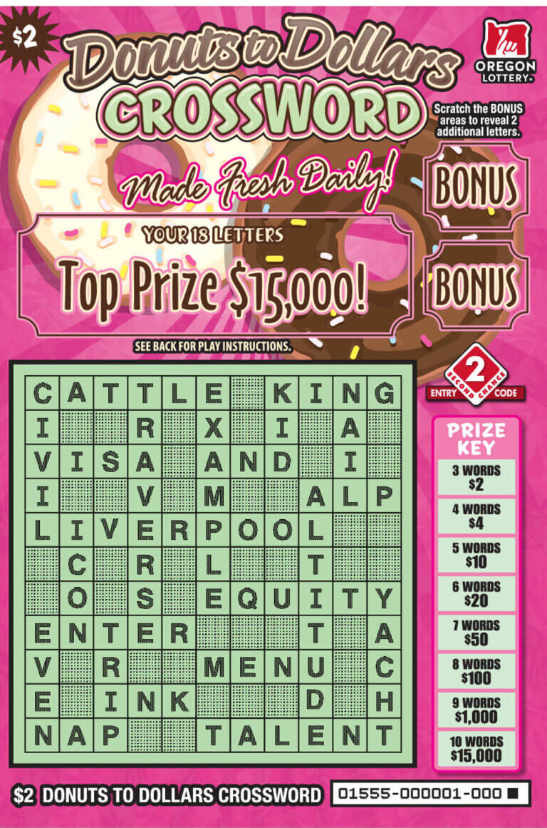 Donuts to Dollars Crossword